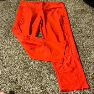 XL Victoria Secrets Reddish Orange capris leggings